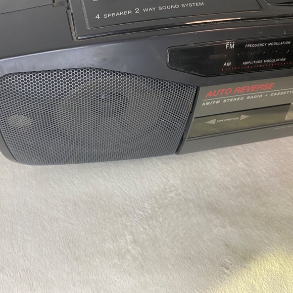 Vintage General Electric AM/FM Stereo/Cassette Recorder 3-5628A Tested Working - Picture 9 of 16